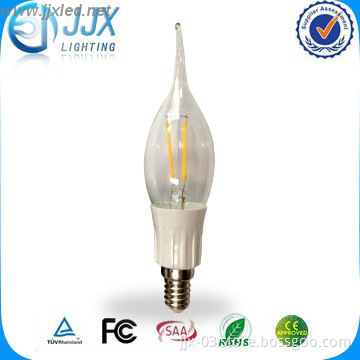 AC220V 3W E14 led filament candle bulb replacement of 40W incandescent